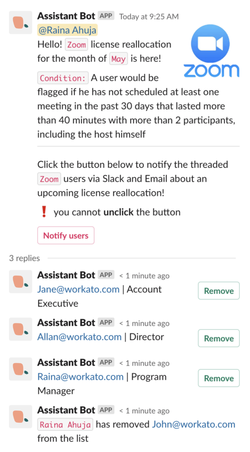 Assistant Bot for SaaS management spots subscribers who aren't making use of the application