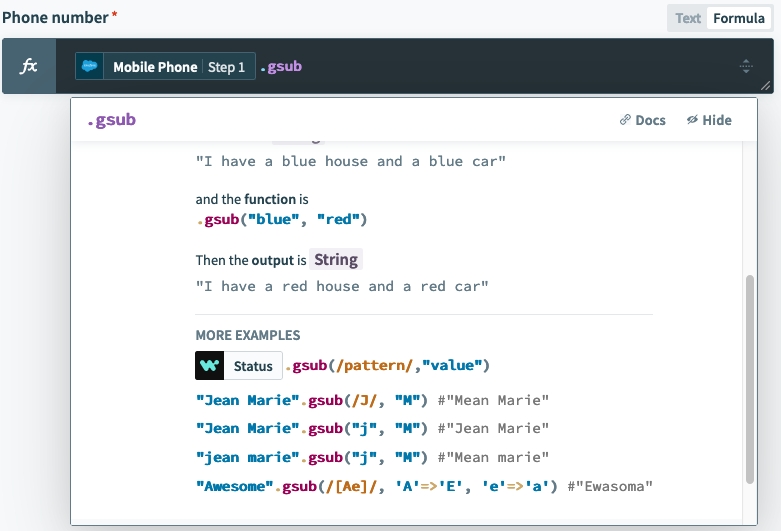 Easy to use examples